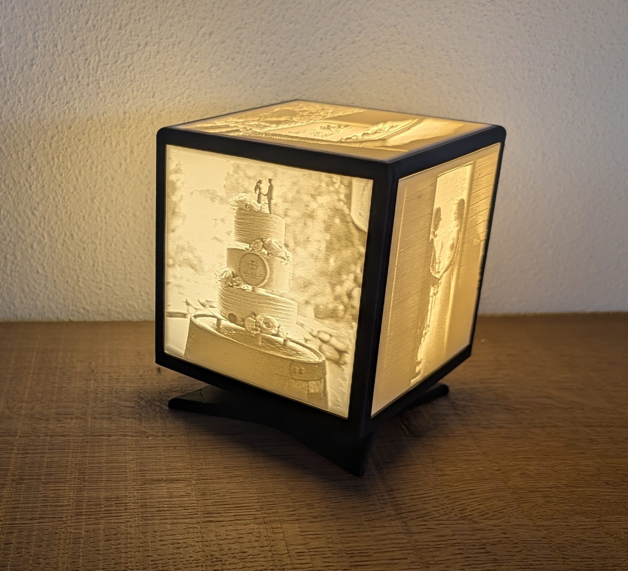 Lithophaner Bilderwürfel