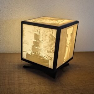 Lithophaner Bilderwürfel