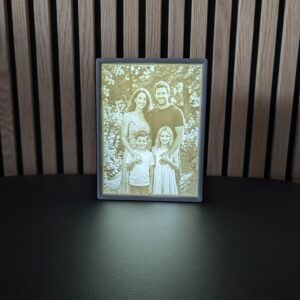 Personalisierter Bilderrahmen, Lithophane
